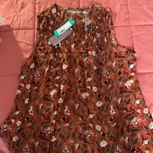 Daniel rain carin smocked bib blouse.